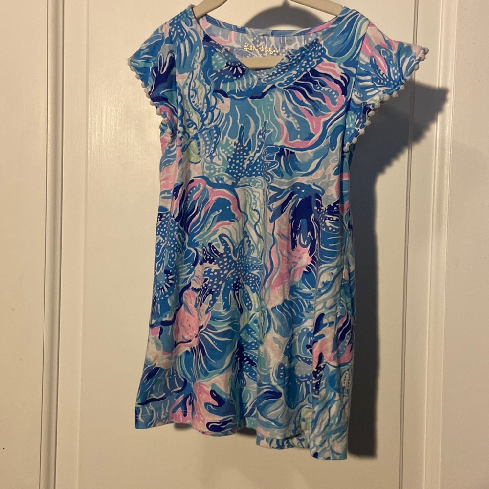 Lily girls cotton dress/cover-up S